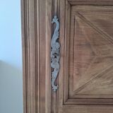 Oak solid bonnetière / wardrobe / dresser from 1940