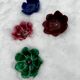Poppy flowers in antique ceramics