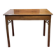 Table basse anglaise en acajou des années 1930