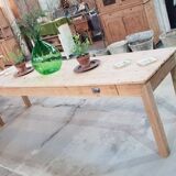 Large old school table