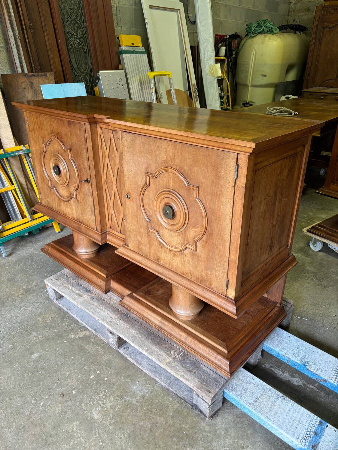 Buffet Art Déco en noyer, 1930