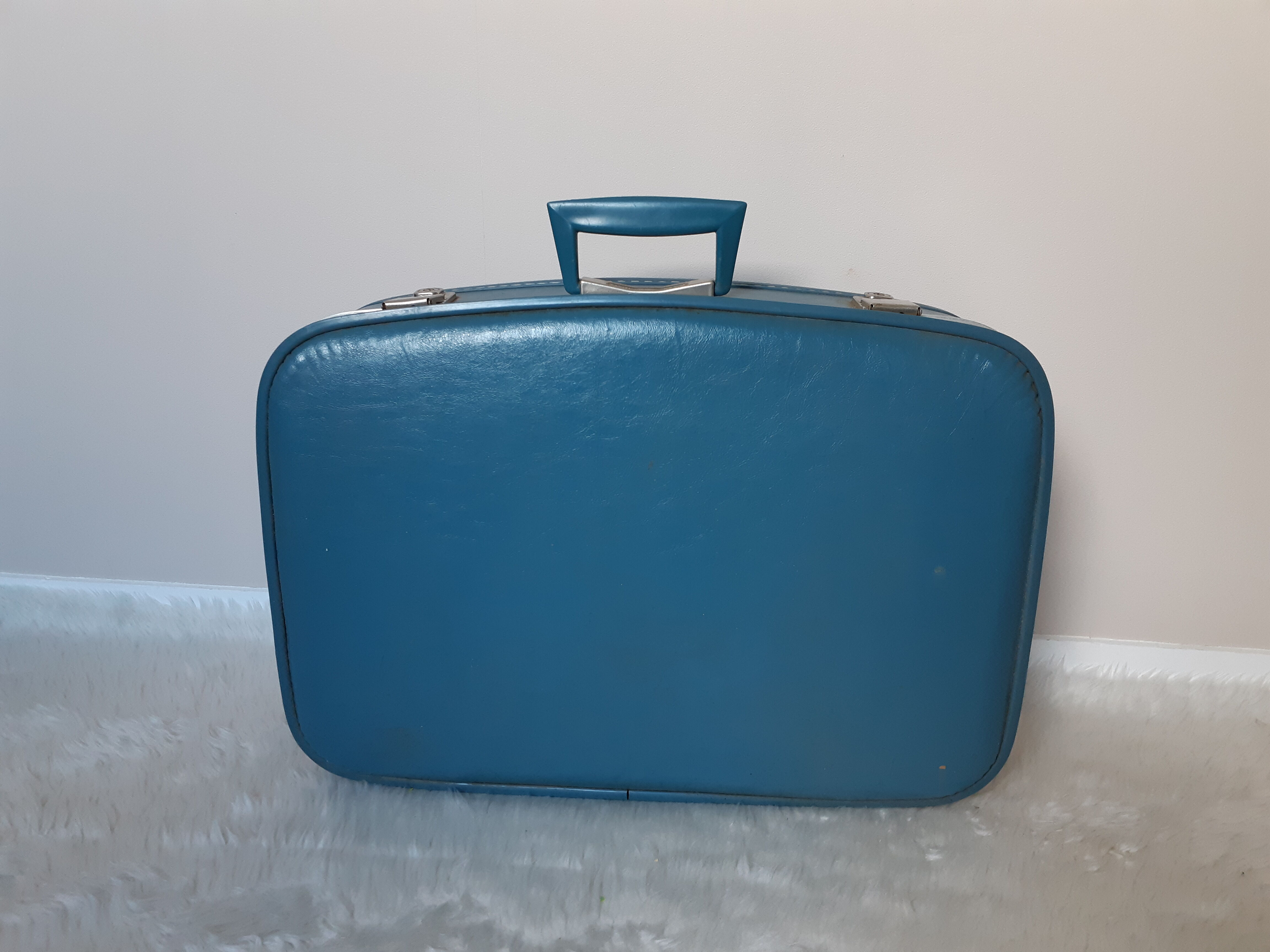 Blue "Hotesse" suitcase