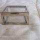 Crystal box and solid silver