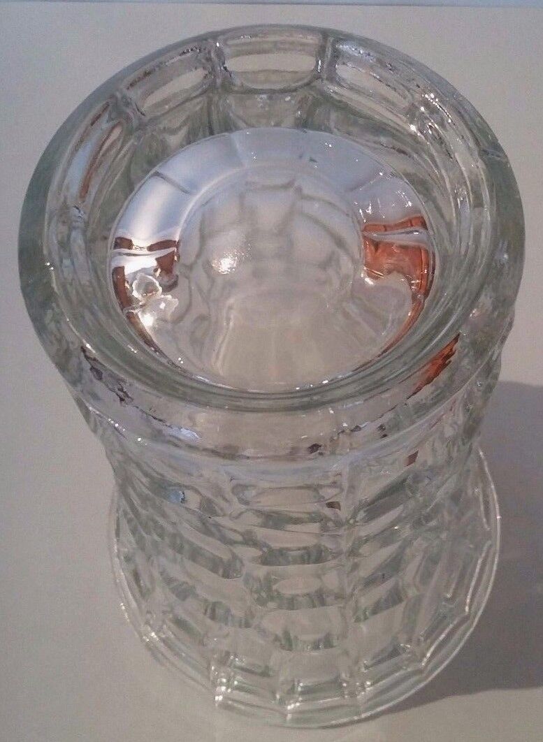 Vintage glass vase 70s