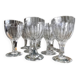 Set of 9 crystal liqueur glasses by nancy art of table