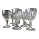 Set of 9 crystal liqueur glasses by nancy art of table