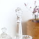 Serviteur de table, sel poivre et moutarde, en verre moulé, antiquité, vintage