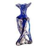 Jarrón de cristal de Murano. Italia, 1970s.