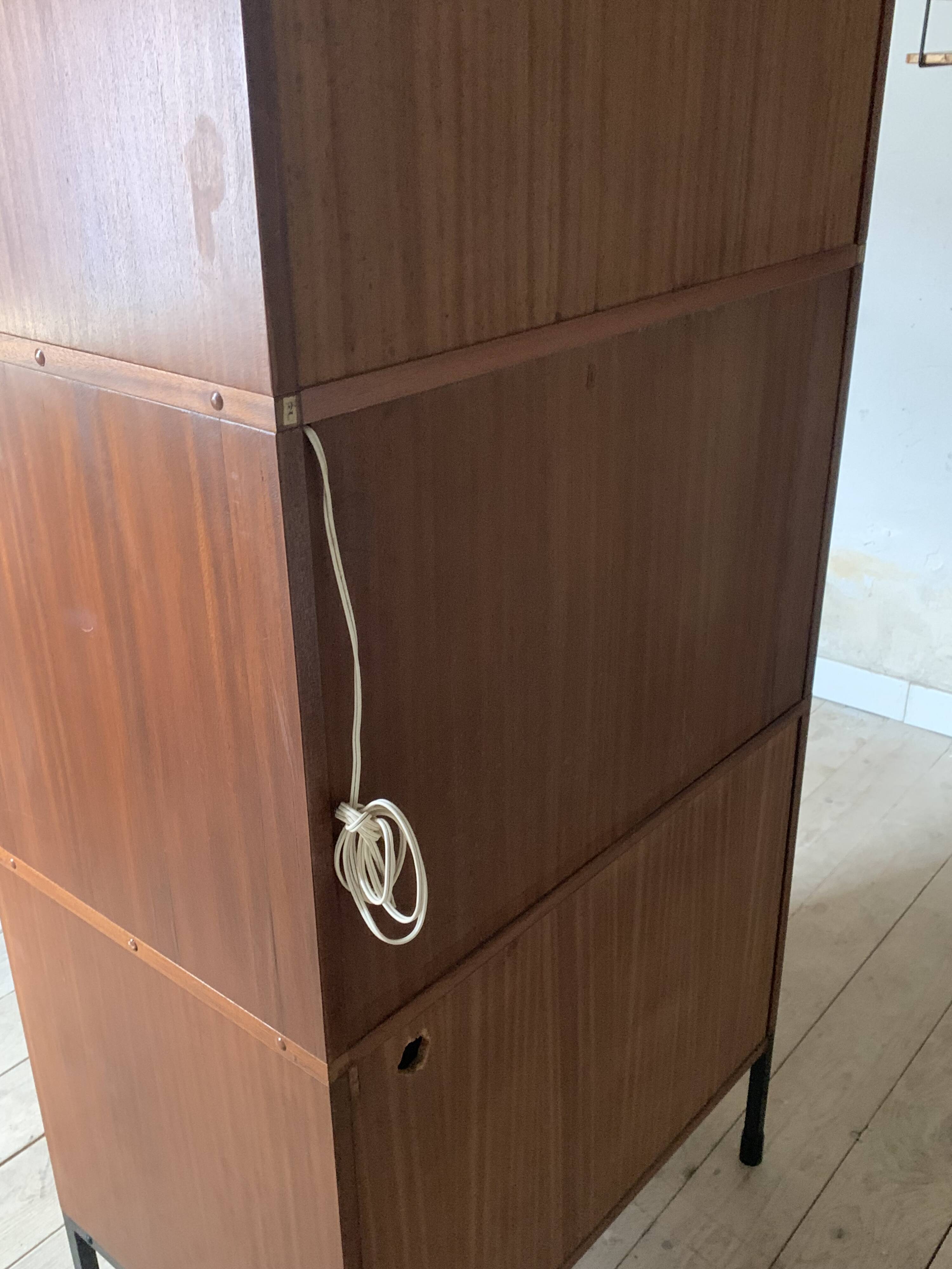 Vintage ARP Minvielle bar and secretary bookcase