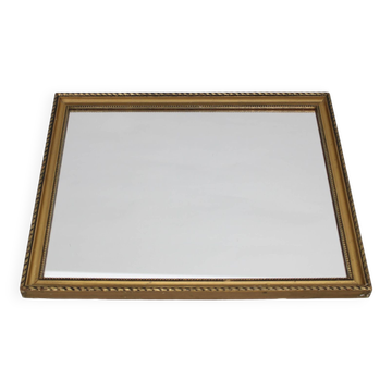 Miroir en bois doré, années 1950