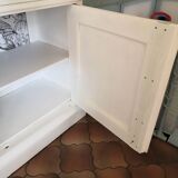 Vintage buffet cupboard restyled cannage