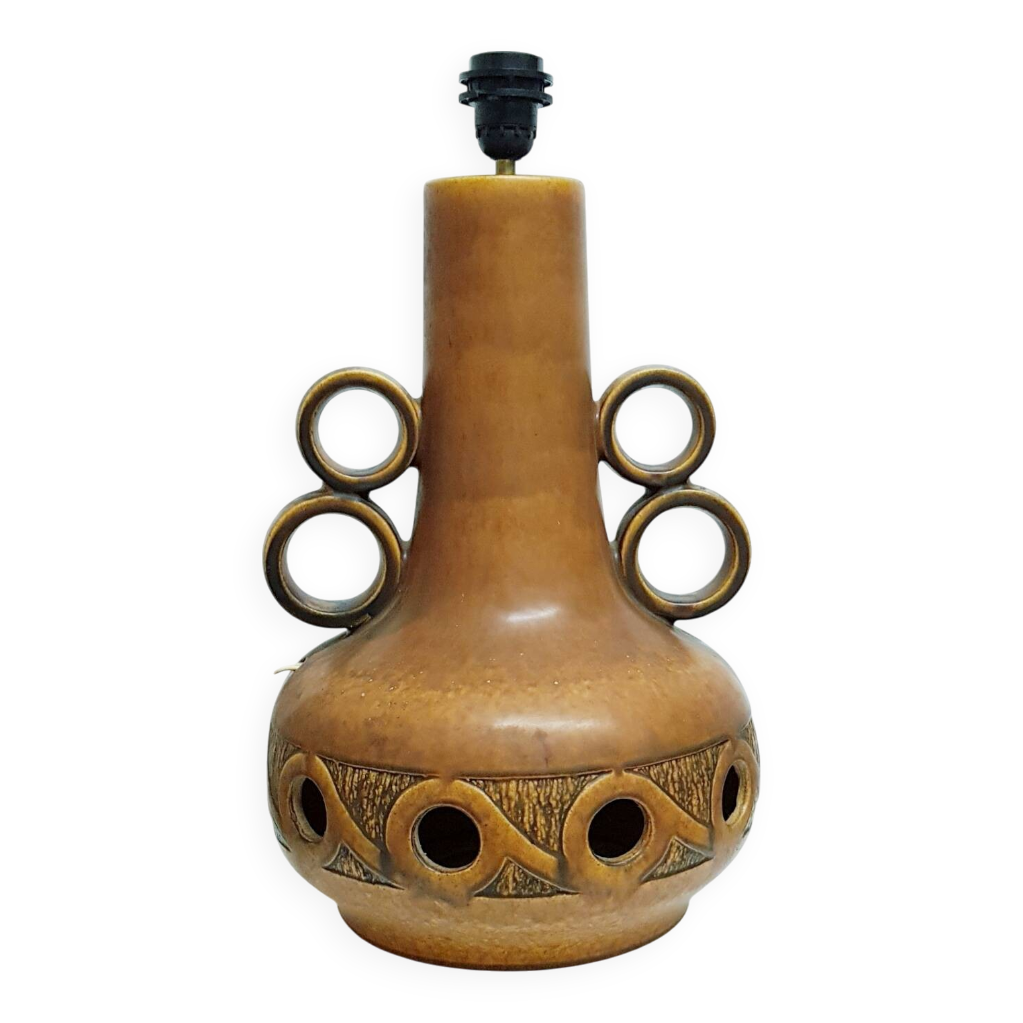 Grande lampe en céramique Scheurich Allemagne de l'Ouest