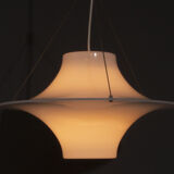 Sky Flyer pendant made of white acrylic, designed in 1959