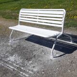 Iron and wood bench of the 50s foldable