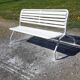 Iron and wood bench of the 50s foldable