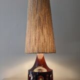 Glazed ceramic floor lamp from the 60s/70s