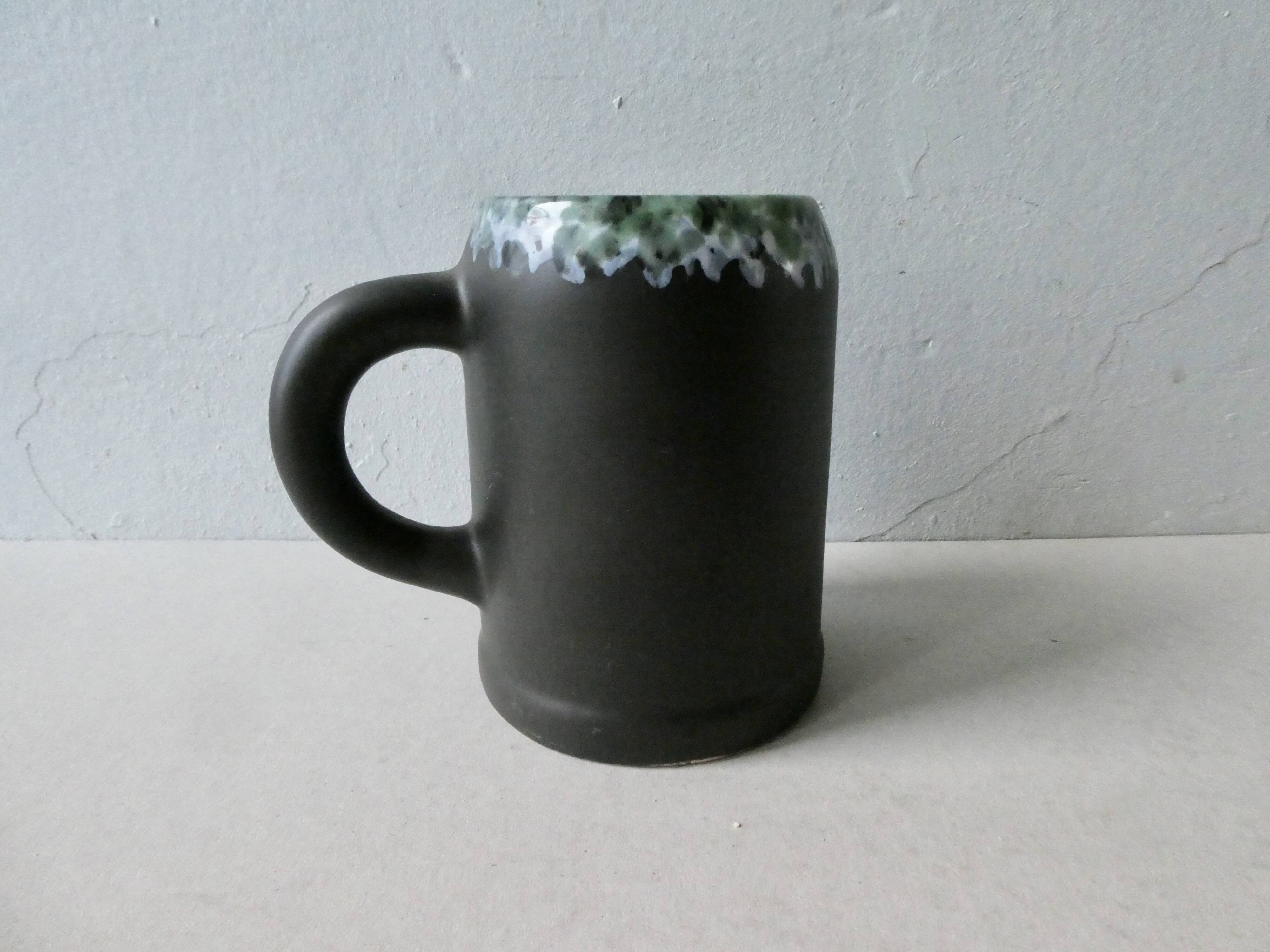 Ceramic mug Cap Gris Nez by Gabriel Fourmaintraux, 50s