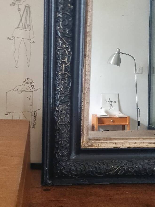 Louis Philippe mirror 60 x 48