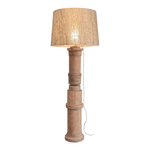 lampadaire vintage poulies