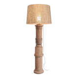 Vintage pulley floor lamp revisited