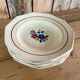7 assiettes creuses terre de fer Saint Amand