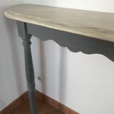 Patinated wooden console