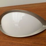 Postmodern German wall lamps from the space age by Glashütte Limburg, set of 2