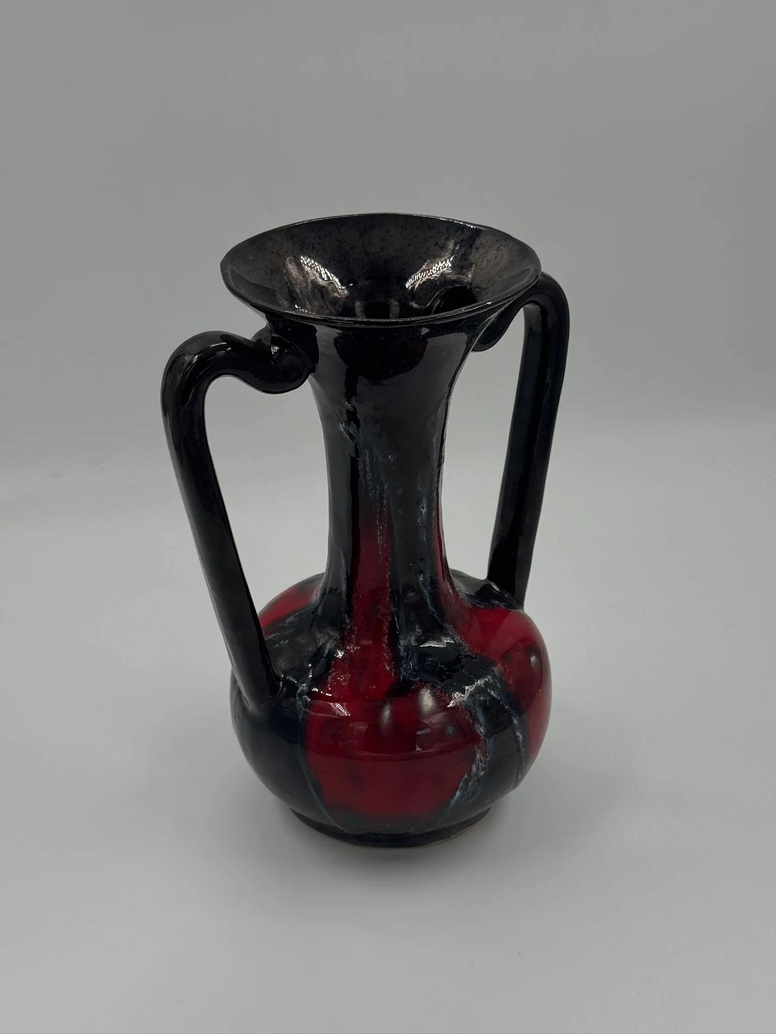 Vintage ceramic amphora vase