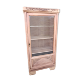 Showcase art deco wardrobe Parisian wood raw walnut