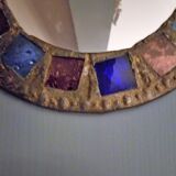 Lead and glass hand mirror