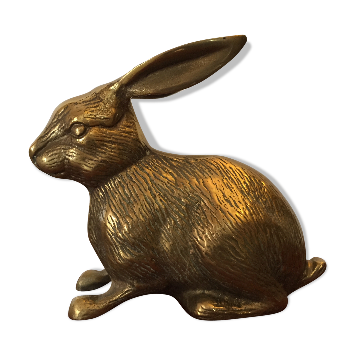 Lapin en laiton
