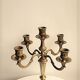 Paire de chandeliers en bronze doré