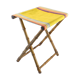 Old folding seat or foot rest picnic campsite