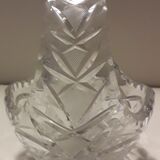 Centre de table panier en cristal