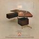 T96 Rosewood Boomerang Desk by Osvaldo Borsani for Tecno, First Edition, 1950