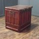 Antique Chinese bamboo storage chest