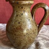 Brown Stoneware Pitcher