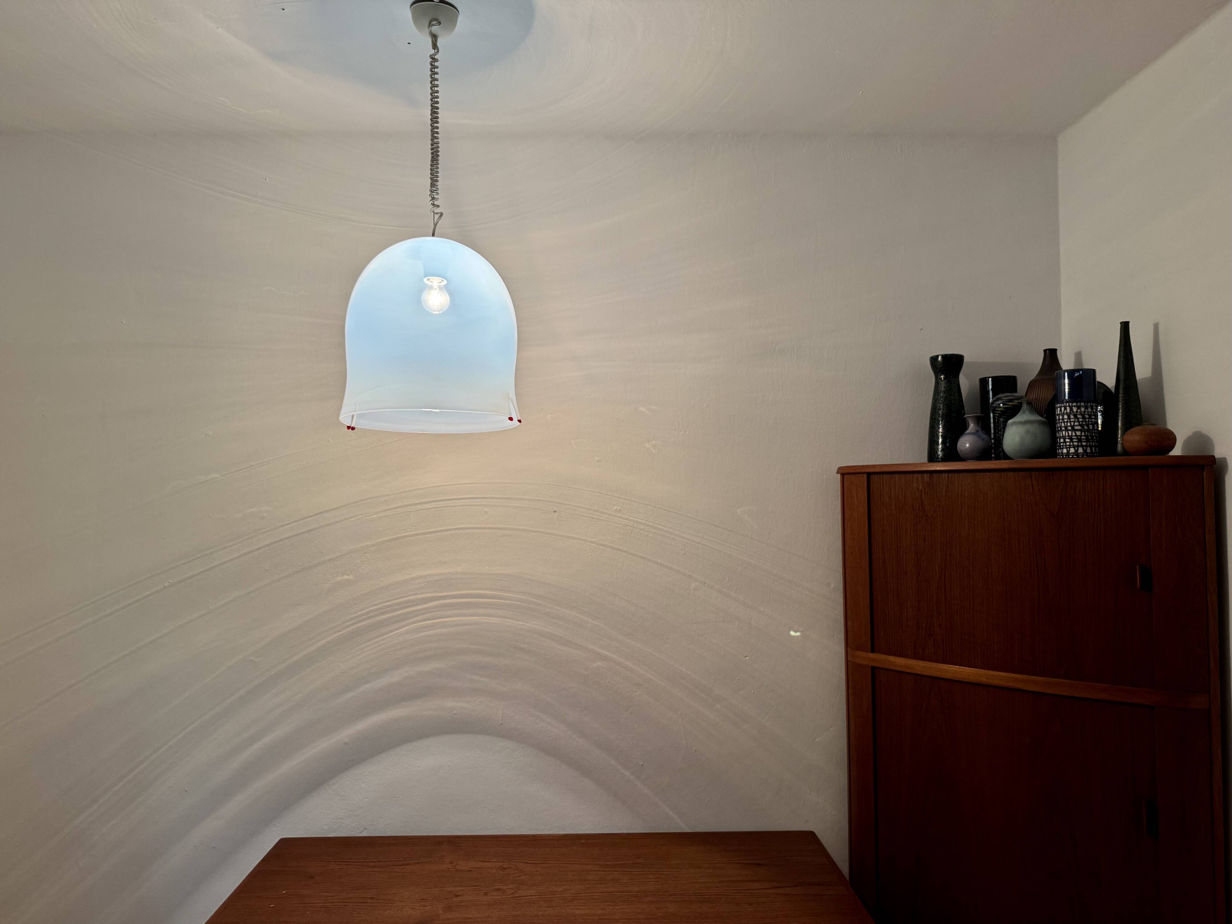 Murano Glass Pendant Lamp by Roberto Pamio and Renato Toso for Leucos