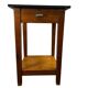 Vintage wooden high table / bar table / side table