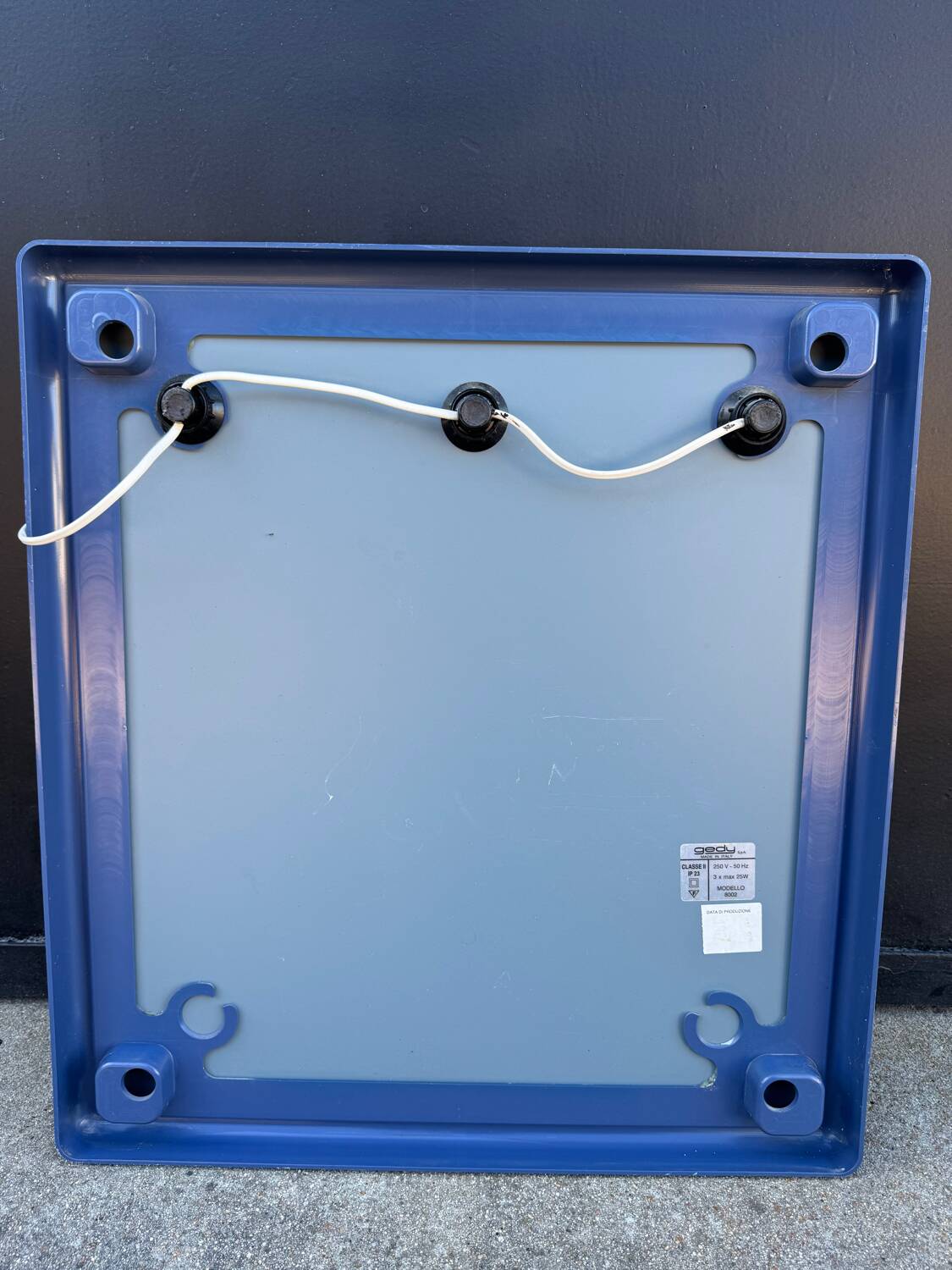 Illuminated mirror Gedy, Italy 1970s