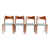 4 Arne Hovmand Olsen teak chairs