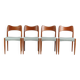 4 Arne Hovmand Olsen teak chairs