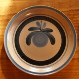 Set of 4 flat plates in Gien earthenware Angona model