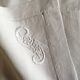 Pair of pillowcases embroidered linen old