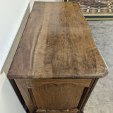 18th century Lyonnaise chest of drawers in carved walnut and bronze