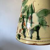 Signed terracotta pitcher