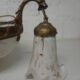 Bronze chandelier and glass paste