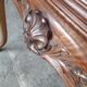 Console table st Louis XV acajou et noyer sculpté