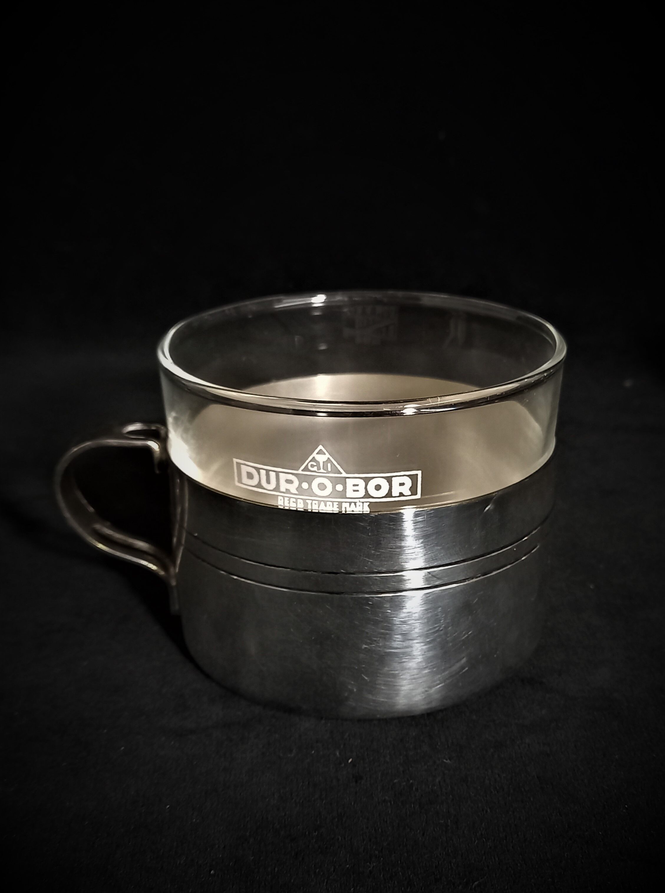 Ensemble de tasses café-filtre dur-o-bor avec sucrière et pot de lait