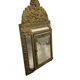 Wall cabinet / vintage mirror in gilded brass